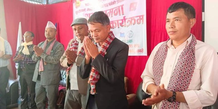 नेपाल शिक्षक सघं रोशी गाउँपालिकाद्वारा शुभकामना आदान प्रदान