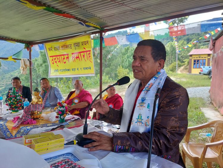 रोशी ९ पानान्चेमा कर्मदावा सोक्सिङ भवन उद्घाटन