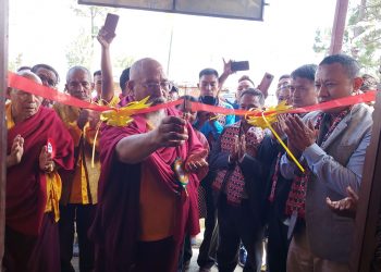 रोशी ९ पानान्चेमा कर्मदावा सोक्सिङ भवन उद्घाटन