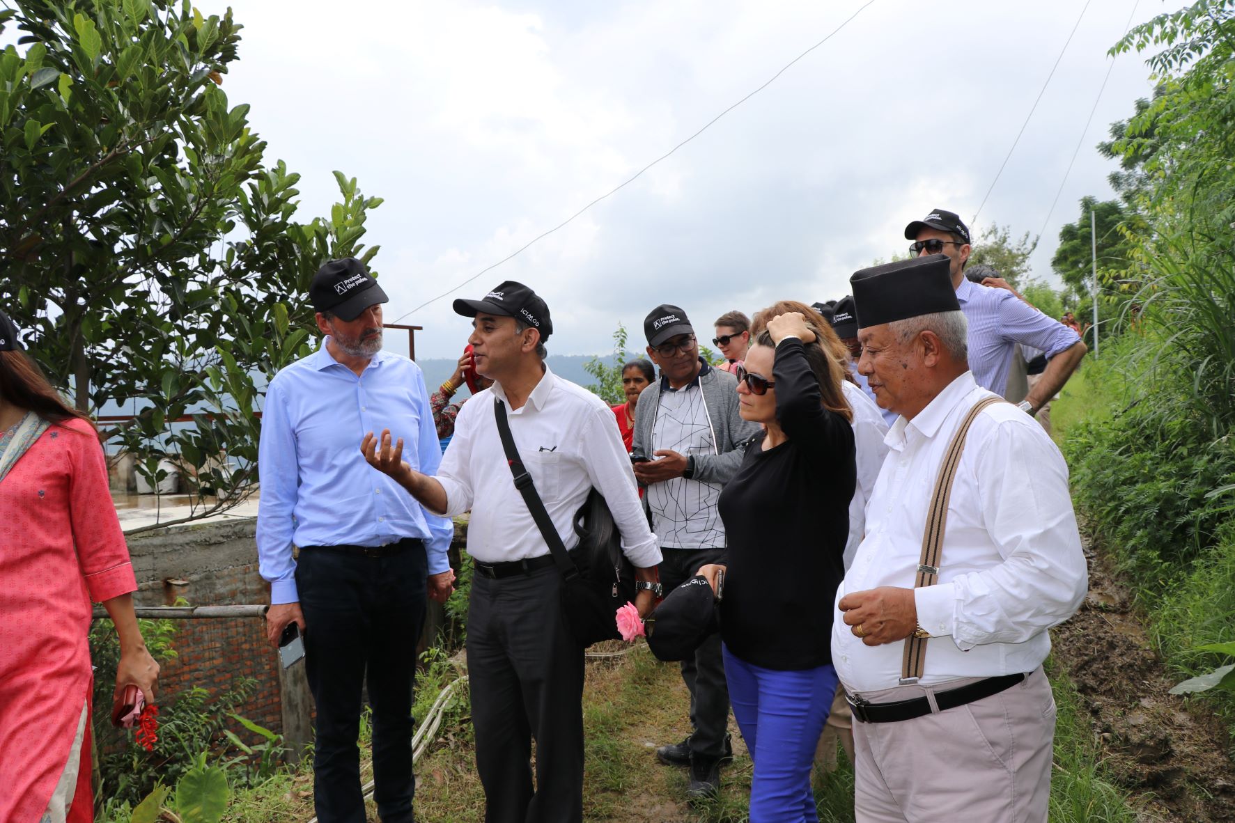 नमोबुद्ध २ मा सञ्चालित जलवायु अनुकुलन समाधान कार्यक्रमको फ्रान्स माथिल्लो सदनका सदस्यद्धारा अबलोकन