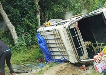 बेथानचोकमा बोलेरो दुर्घटना हुँदा आठ जना घाइते