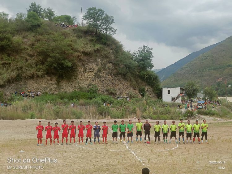 रोशी कप फुटबलको सेमिफाईनल खेल सकियो,भोलि फाईनल खेल हुदै