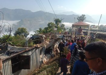 तेमाल गाउँपालिका– ६ स्थित एक होटलमा आगलागी हुँदा लाखौंको क्षति