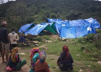 पहिरो प्रकोपले हिमाली गाउँपालिका ४ बोर्ताका १ सय १३ घरपरिवार विस्थापित