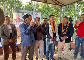 धुलिखेल १० स्थित बतासेमा नेकपा एमालेका दर्जनौ क्रियशिल युवाहरु नेपाली कांग्रेसमा प्रवेश