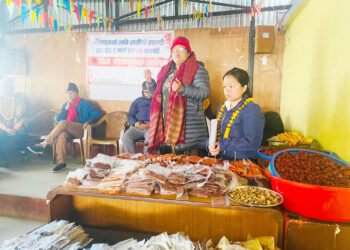 बेथानचोकमा लप्सीको क्याण्डी, पाउँ र माडा बनाउने सम्बन्धि ८ दिने सिपमुलक तालिम सम्पन्न