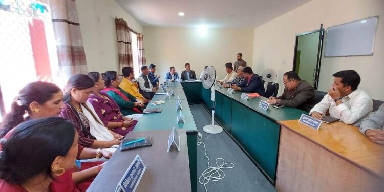 रोशी गाउँपालिकाको छैठौ कार्यपालिका वैठक सम्पन्न