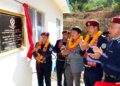 काभ्रेको विकट क्षेत्र देवीटारमा नवनिर्मित इलाका प्रहरी कार्यालय भवन समुदघाटन