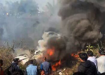 यति एयरलाइन्सको जहाज आज पोखरामा दुर्घटना
