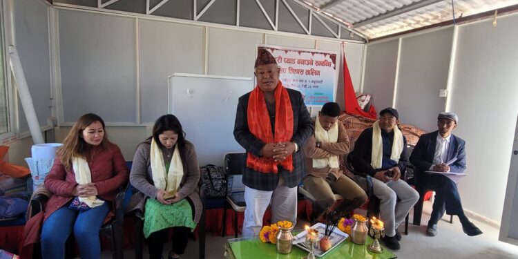 नमोबुद्ध वडा नं.१ का १७ जना महिलाहरुलाई सेनेटरी प्याड निर्माण सम्बन्धि सिप विकास तालिम