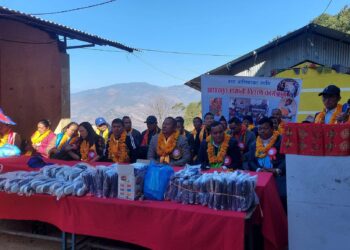 सि नेपालद्धारा तेमालका विभिन्न ४ विद्यालयका विद्यार्थिहरुलाई जुत्ता तथा आधारभुत सामाग्री वितरण