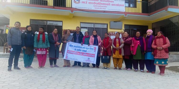 बेथानचोकमा महिला जनप्रतिनिधिका लागि नेतृत्व विकास एवम् उद्घोषण तालिम सम्पन्न