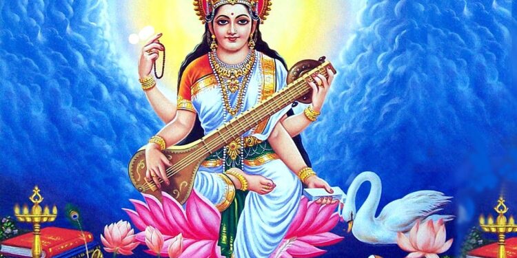 आज श्रीपञ्चमी, विद्याकी देवी सरस्वतीको पूजा आराधाना गरिदै