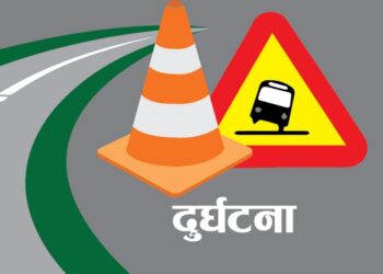 खानीखोलाको फूलडाँडामा गाडी दुर्घटना