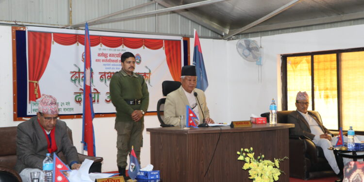 नमोबुद्धको दोस्रो नगर सभाको दोस्रो अधिवेशन सम्पन्न