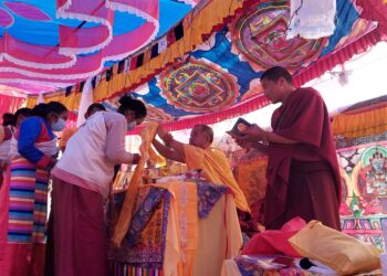 धर्म गुरु टुल्कु रिन्पोछेद्धारा आयु अभिषेक, शरण गमणको शिल कार्यक्रम सम्पन्न