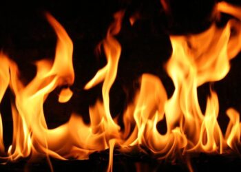 नमोबुद्ध वडा नं १ स्थित आचार्यगाउँमा आगलागी