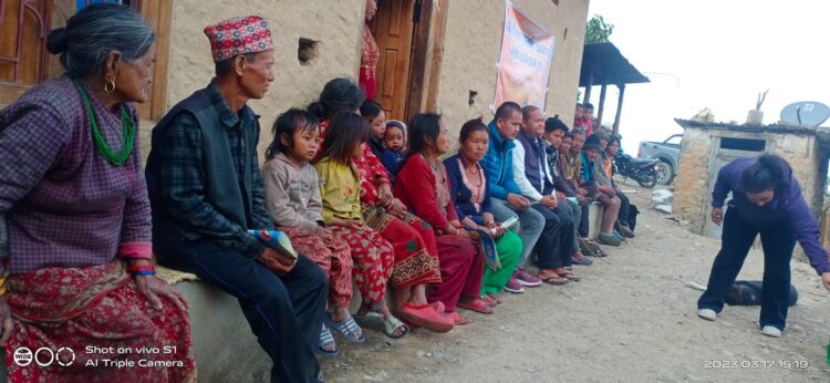 रोशीमा न्यायिक समितिद्धारा टोल टोलमा जनचेतना अभियान