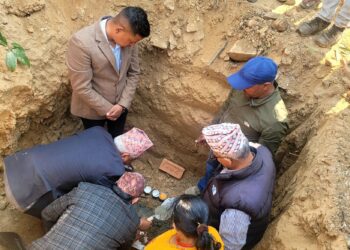 नमोबुद्द नगरपालिका वडा न.१ को वडा कार्यालय भवन शिलान्यास