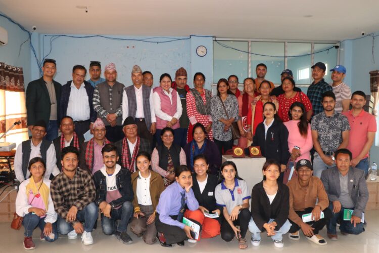 बालमैत्री नगरपालिका घोषणाको तयारीमा जुटेको नमोबुद्ध नगरको टोली सुनवलमा