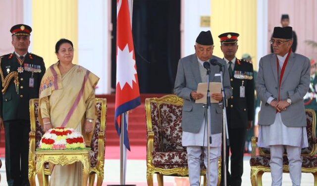 राष्ट्रपति रामचन्द्र पौडेलले लिए शपथ