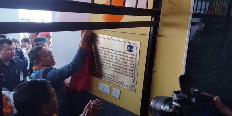 मन्त्री तिर्थ लामाको प्रमुख आतिथ्यतामा हिमालय मा.वि.को नवनिर्मित भवन  उद्घाटन तथा हस्तान्तरण