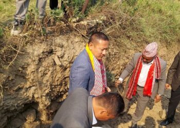 चौकीडाँडा खहरेपाँगु सडक निर्माण तथा स्तरोन्नती शिलान्यास