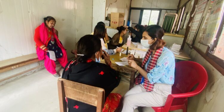 चलाल गणेशस्थानमा निःशुल्क आँखा शिविर