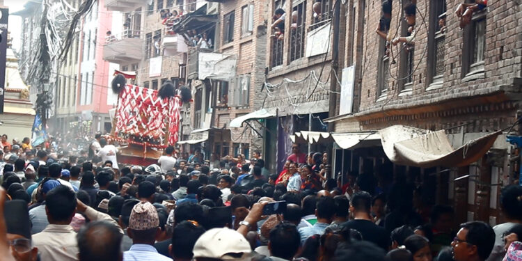 काभ्रेको बनेपामा आजबाट चण्डेश्वरी जात्रा शुरु