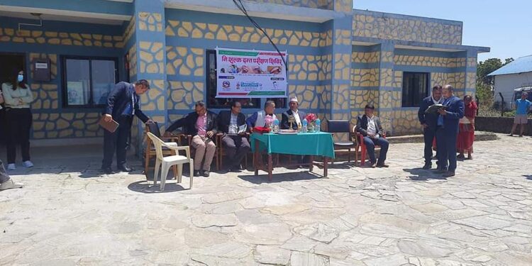 तेमालमा आयोजित निःशुल्क दन्त शिविरबाट १९५ नागरीक लाभान्वित