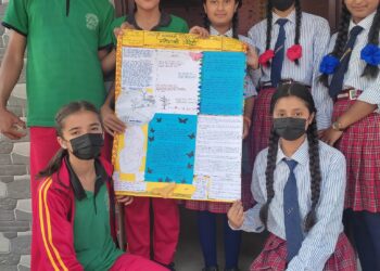 श्री नव प्रतिभा अङ्ग्रेजी माध्यमिक विद्यालयको मासिक भित्ते पत्रिका प्रकाशन