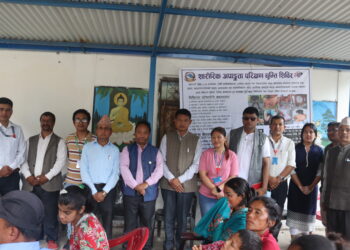 रोशी मा वि मा “शारीरिक अपाङ्गता परिक्षण घुम्ति शिविर”सम्पन्न`