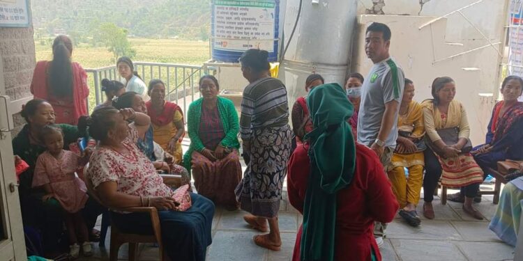 रोशी गाउँपालिका स्थित मंगलटार स्वास्थ्यचौकीमा महिला तथा प्रजनन स्वास्थ्य सम्बन्धि निःशुल्क शिविर सम्पन्न