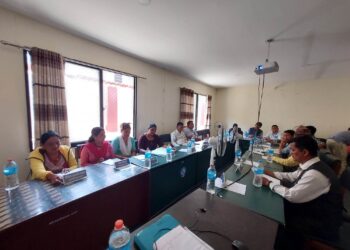 रोशी गाउँपालिकाको तेह्रौ कार्यपालिका वैठक सम्पन्न