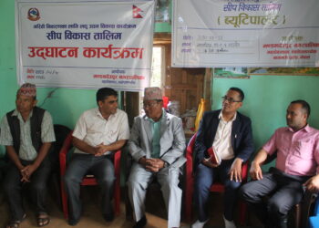 मण्डनदेपुर ४ बयरबोटमा सिलाई कटाई र ब्यूटी पार्लर तालिम शुरु