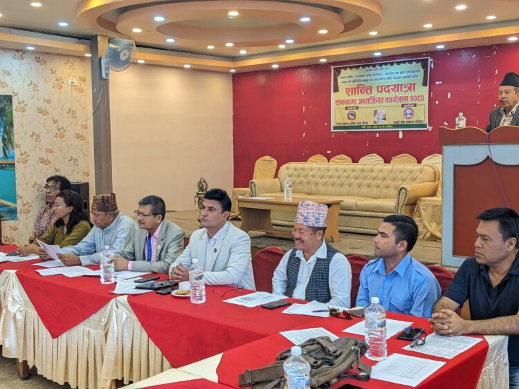 काभ्रेमा दिवसीय विश्व सांस्कृतिक शान्ति पदयात्रा गरिदै