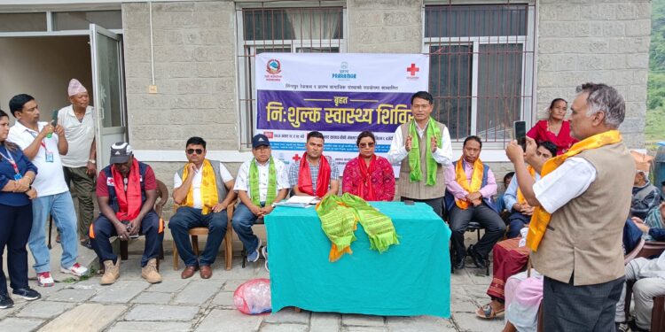 रोशीमा निःशुल्क स्वास्थ्य शिविरबाट ५०८ जना नागरिक लाभान्वित