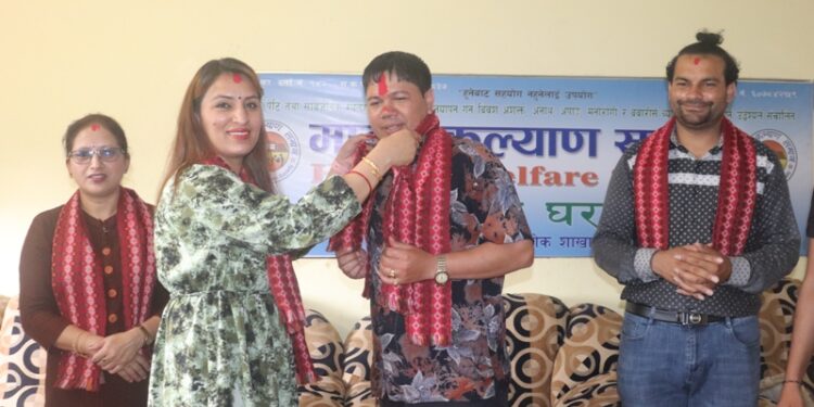 पत्रकार बजगाईको जन्मदिन ‘सेवा घर’मा