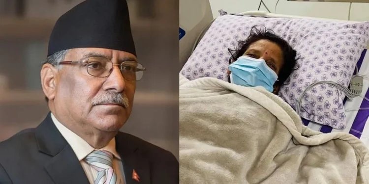 प्रधानमन्त्री पुष्पकमल दाहाल प्रचण्डकी पत्नी सीता दाहालको निधन