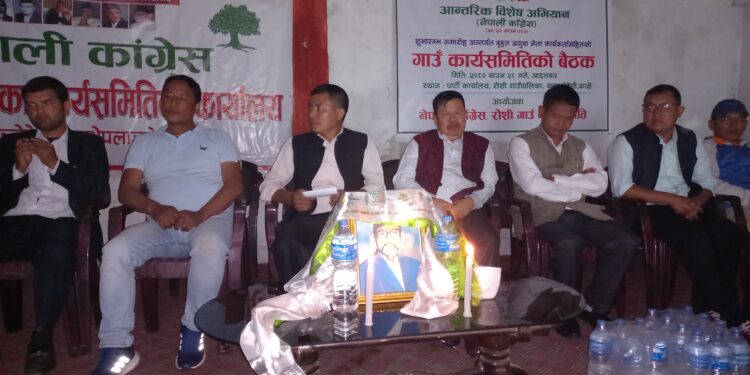 रोशीमा काङ्ग्रेसको अन्तरिक विशेष अभियान