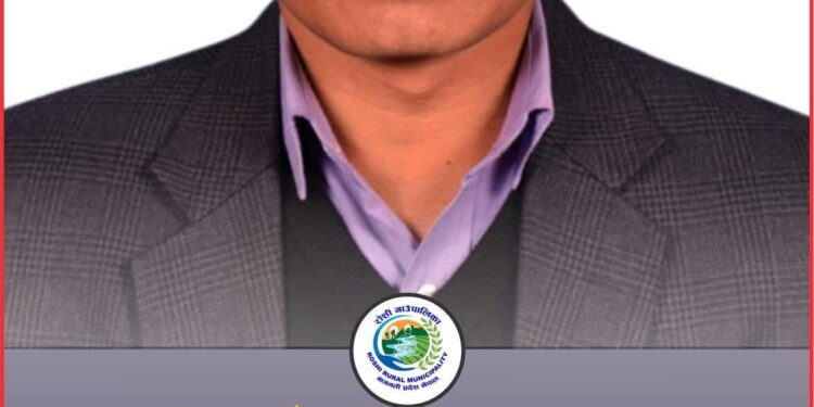 विपदबाट सर्तक रहन रोशीबासीमा गाउँपालिका अध्यक्षको अनुरोध