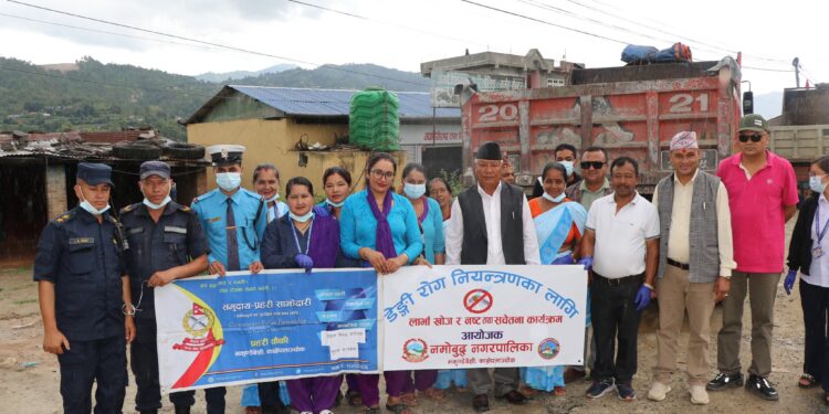 नमोबुद्ध नगरपालिकामा डेगीं विरुद्धको अभियान तिव्र