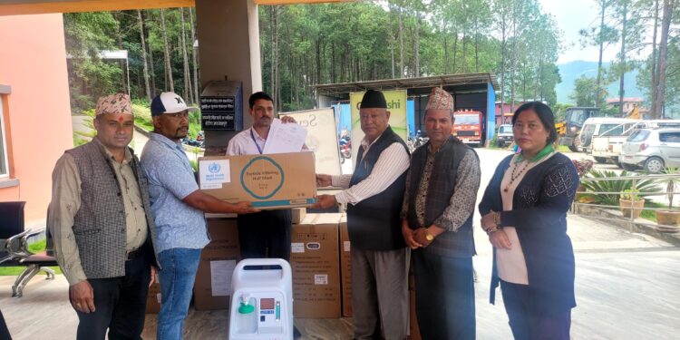 नमोबुद्धका सबै स्वास्थ्य संस्थामा अक्सिजन कन्सन्ट्रेटर