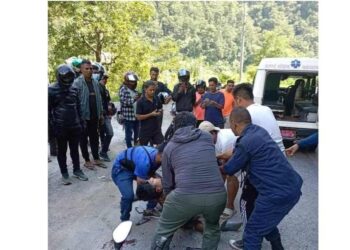 सिन्धुपाल्चोकमा सवारी दुर्घटना हुँदा अनेरास्ववियुका सह–इन्चार्जसहित दुईको मृत्यु