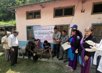 रोशीमा रेविज रोग बिरुद्धको सप्ताहव्यापी निःशुल्क खोप कार्यक्रम शुभारम्भ