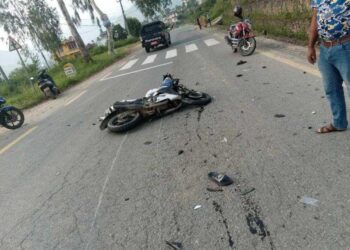 नमोबुद्ध –२ स्थित २० किलोमा सवारी दुर्घटना , एकको अवस्था गम्भीर