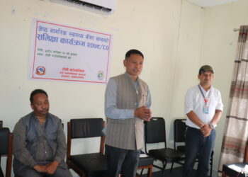 रोशी गाउँपालिकाद्वारा १७८० परिवारको निःशुल्क स्वास्थ्य विमा