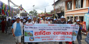 नमोबुद्ध परिसरमा एकसाथ हजार पर्यटक