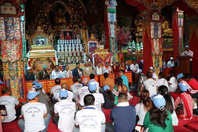 नमोबुद्ध परिसरमा एकसाथ हजार पर्यटक