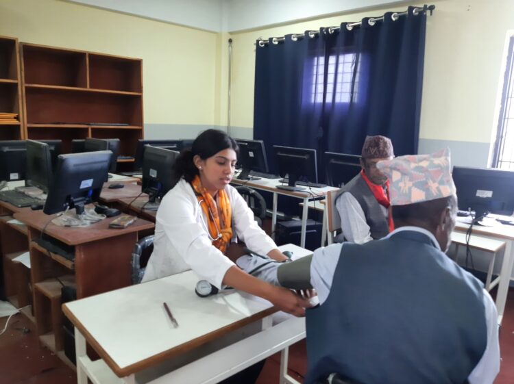 दाप्चामा मुटुरोग सम्बन्धी विशेषज्ञसहितको स्वास्थ्य शिविर